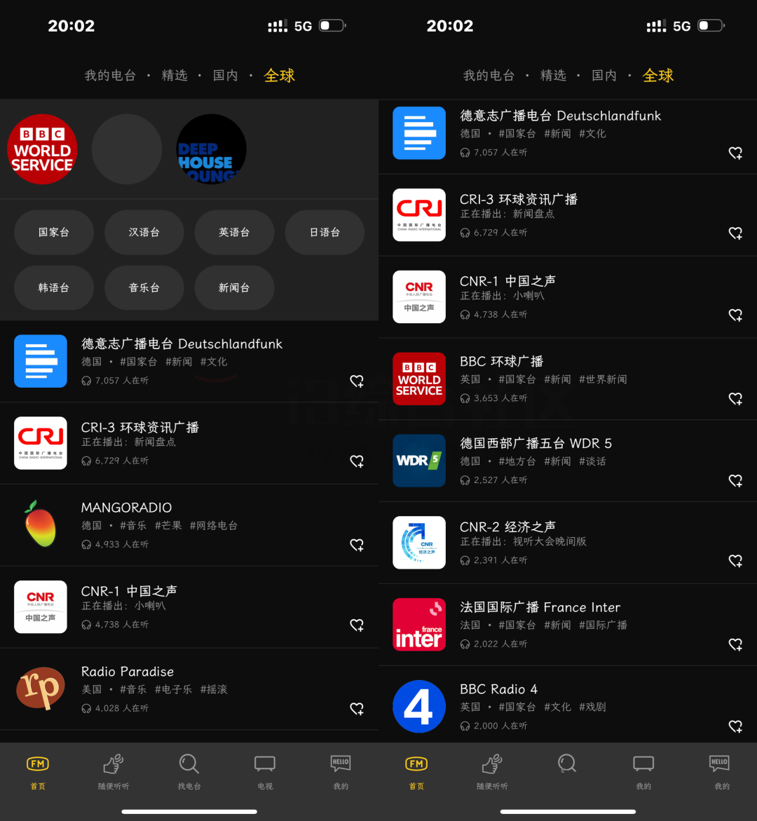 图片[2]-iOS万能收音机APP，海量国内外电台频道多到你听不完，爽到起飞！-科技匣子